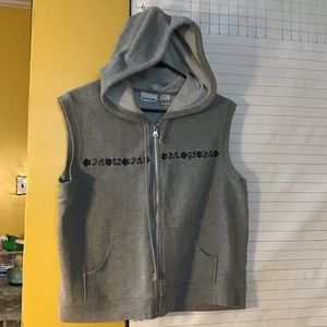 ENERGIE  women’s hooded vest  size L   Gray